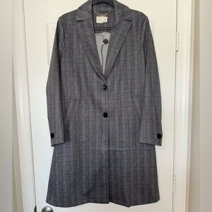 Joie Women’s Gray Plaid Blazer Jacket